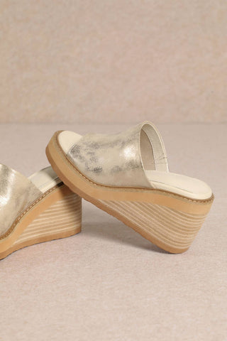 Vintage Platform Wedge Sandal
