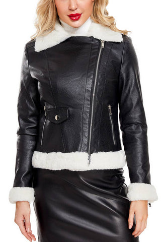 Black Fleece Lined Jacket