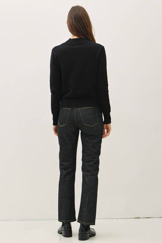 Black Mockneck Sweater
