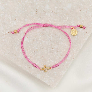 Filled By Faith Bracelet : Mint / Gold Plated