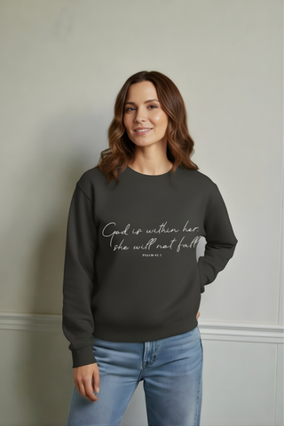 GOD IS WITHIN HER Graphic Sweatshirt