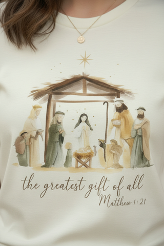 Greatest Gift Of All Nativity Tshirt
