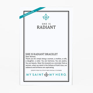 She Is Radiant Bracelet - Black/Pearl