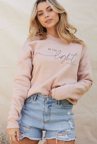 BE THE LIGHT  Graphic Sweatshirt