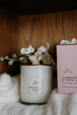 Cashmere Vanilla& Warm Amber Candle