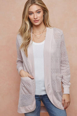 Cocoon Cardigan in Blush