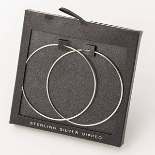 Secret Box Secret Box Skinny 60Mm Hoop Earrings: GD