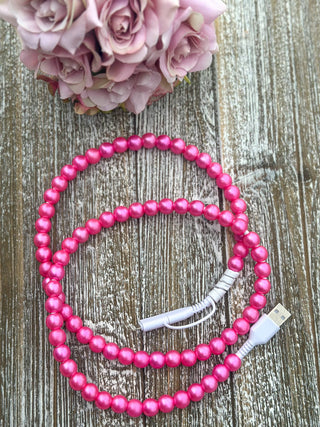 "Pink Pearl" 2 In 1 Phone Charger
