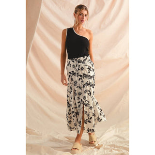 Floral Print Boho Skirt