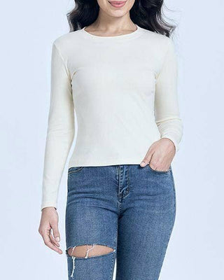Basic Slimming Long Sleeve Top