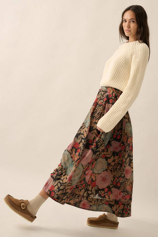 Floral Maxi Skirt