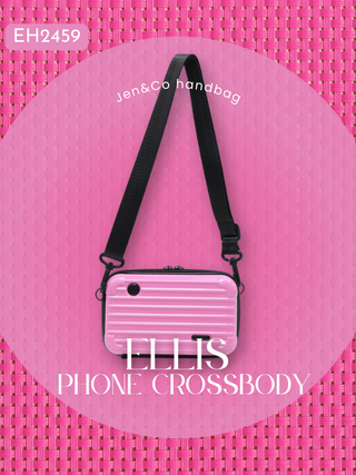 EH2459 Ellis Phone Crossbody/Wristlet: White