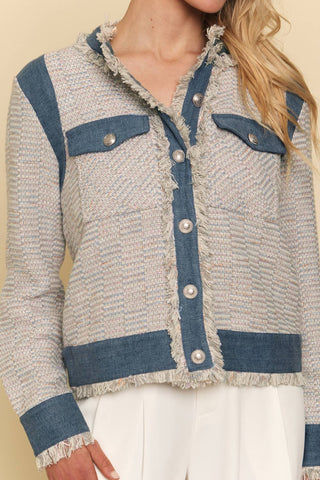 Denim Tweed Jacket