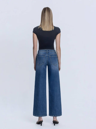 Pintuck Wideleg Lovervet Jeans