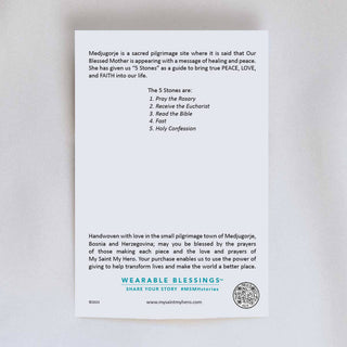 Our Lady of Medjugorje - White / Gold