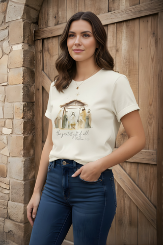 Greatest Gift Of All Nativity Tshirt