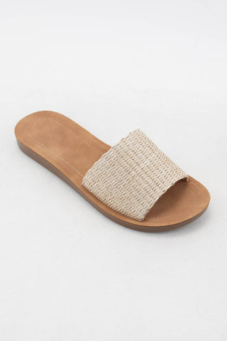 Nude Slide Sandal