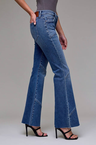 HIdden Medium Wash Stretch Flare