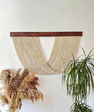 Large Macrame Wall Hanging, Boho Wall Decor, Tapestry Art: Large