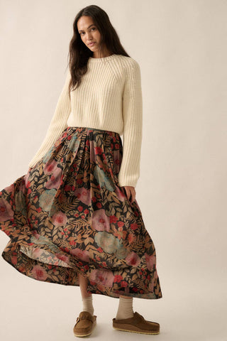 Floral Maxi Skirt