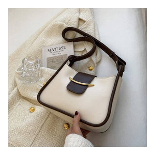Ivory and Black Handbag