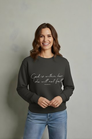 GOD IS WITHIN HER Graphic Sweatshirt