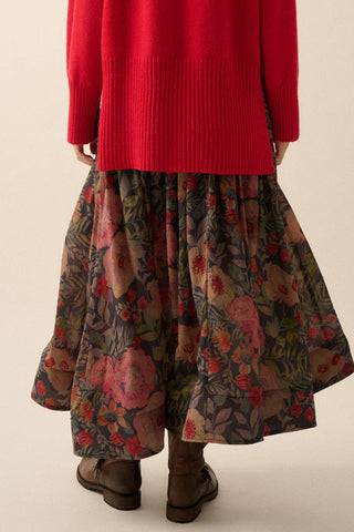 Floral Maxi Skirt