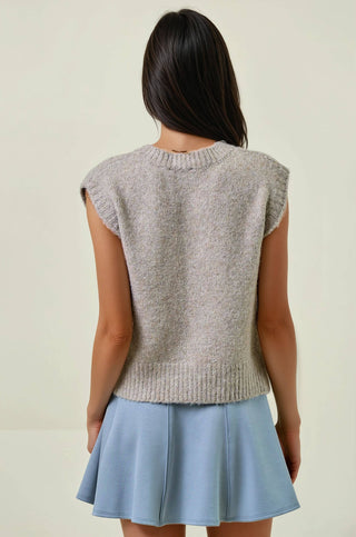 Cable Knit Vest Top