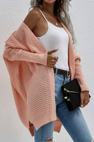 Oversized Open Front Casual Cardigan