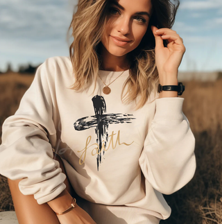 Faith Cross Sweatshirt