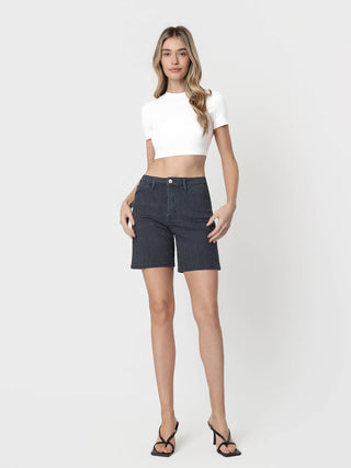 Striped Bermuda Shorts