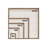 Today And Tomorrow White: 4 x 4 x 1