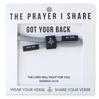 GOT YOUR BACK, Christian Cord Bracelet