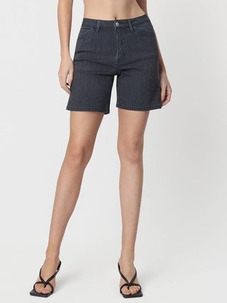 Striped Bermuda Shorts