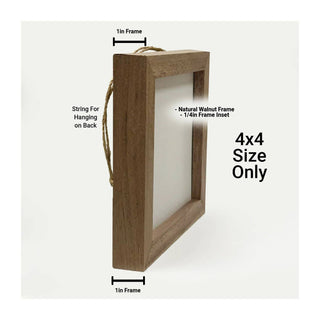 Hugs And Kisses Grandma White: 4 x 4 x 1