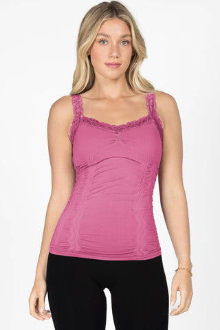 Seamless Laced Camisole Corset: Ivory