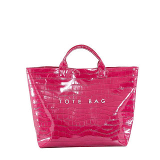 Pink Waterproof Tote Bag