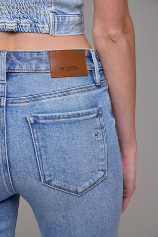 Frayed Hem Crop Flare