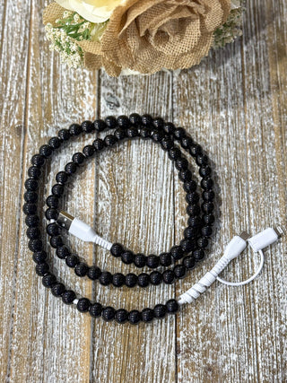 "Black Pearl" 2 In 1 Phone Charger