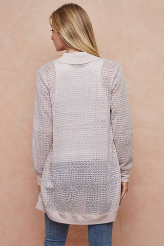Cocoon Cardigan in Blush