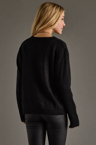 Black Merry Sweater