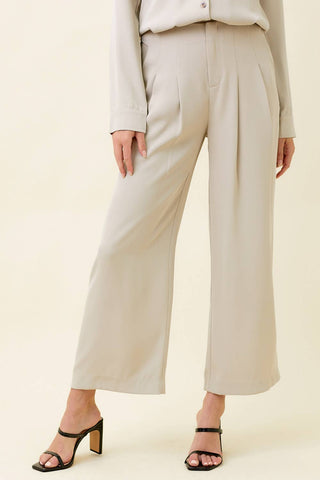 Stone Wide Leg Pants