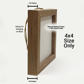 Bad Influence White: 4 x 4 x 1