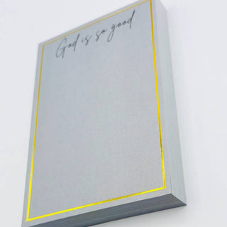 God is so good Chunky Notepad - 4x6 notepad 150 pages
