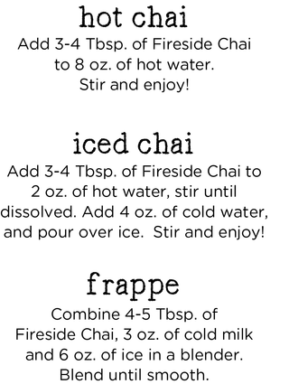 Spiced Chai Tea 8oz Can