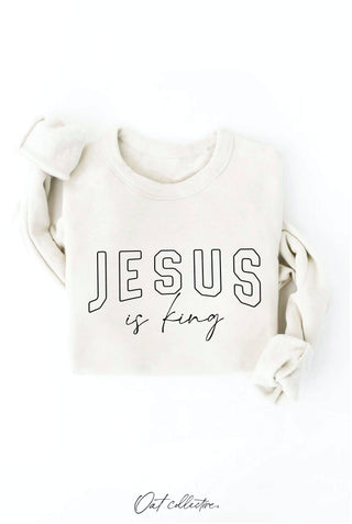 JESUS IS KING Graphic Sweatshirt