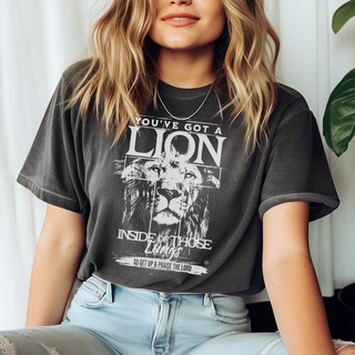 Lion Christian Graphic Tee