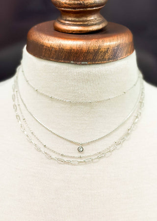 Dorothy Diamond Necklace: Silver