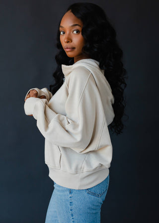 Tan Hooded Sweatshirt