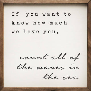 Waves In The Sea White: 8 x 8 x 1.5